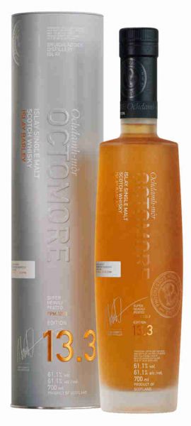 Bruichladdich Octomore Edition 13.3 Single Malt Whisky 61,1% vol. PPM 129,3 5 J. alt Bruichladdich Octomore Edition 13.3 Single Malt Whisky 61,1% vol. PPM 129,3 5 J. alt